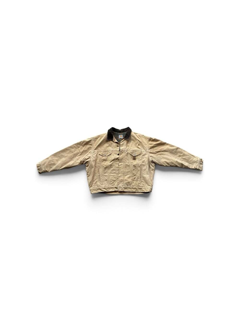 Carhartt Union Vintage Blanket Lined Work Jacket With Corduroy Collar